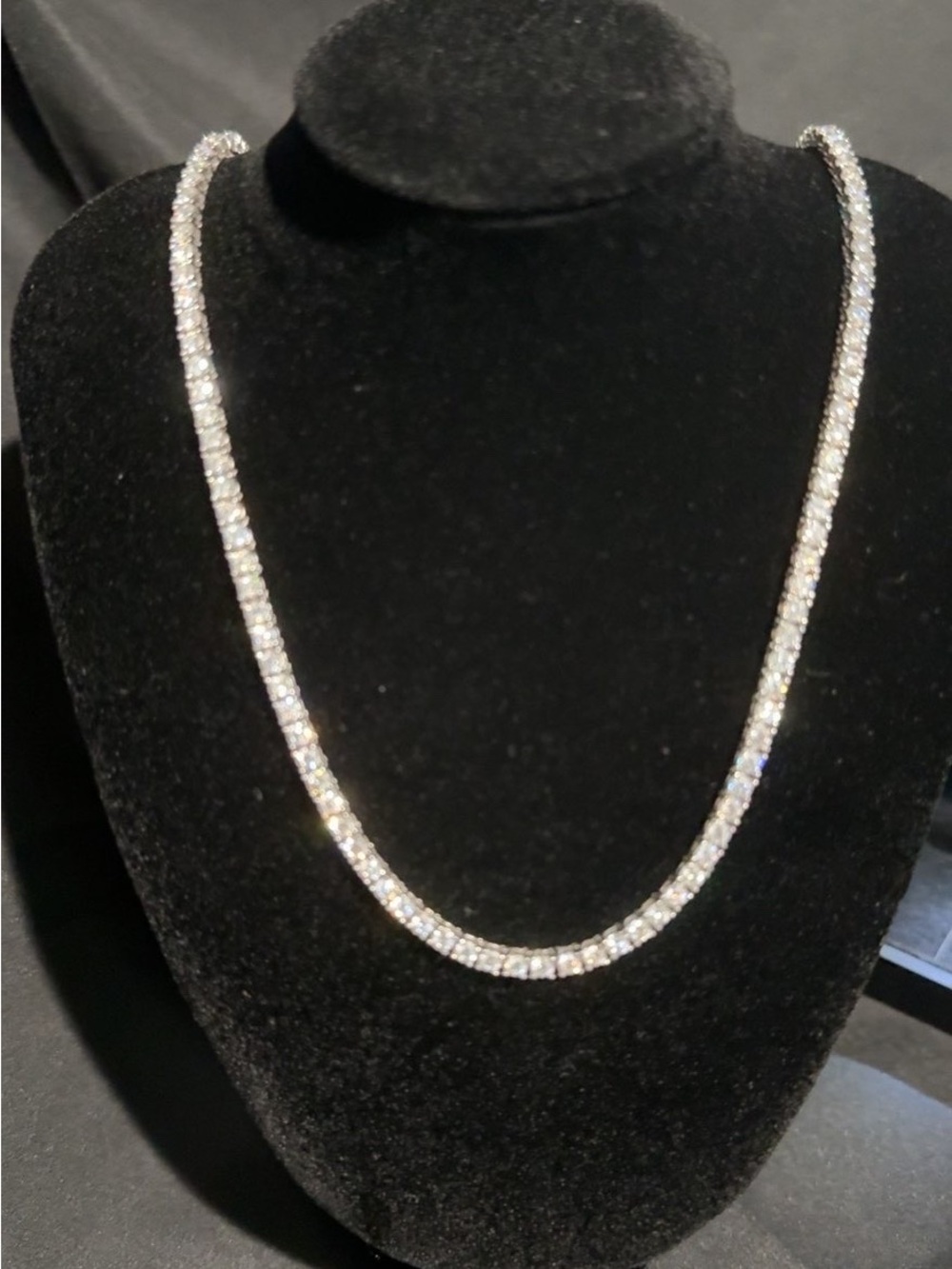 JayLux Moissanite Tennis Chain